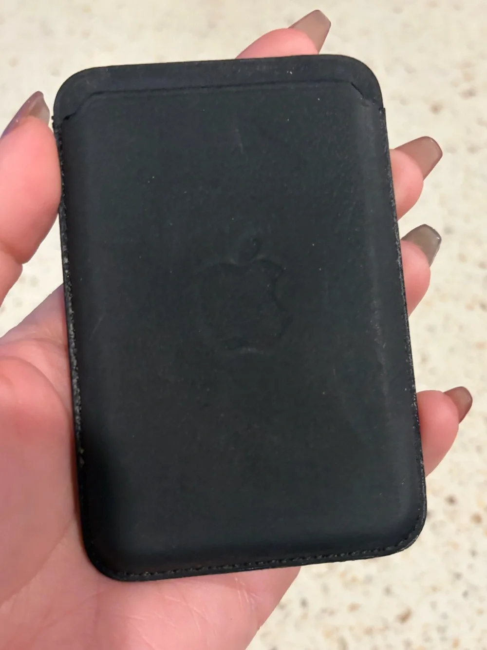 Apple Black Woven MagSafe Card Holder